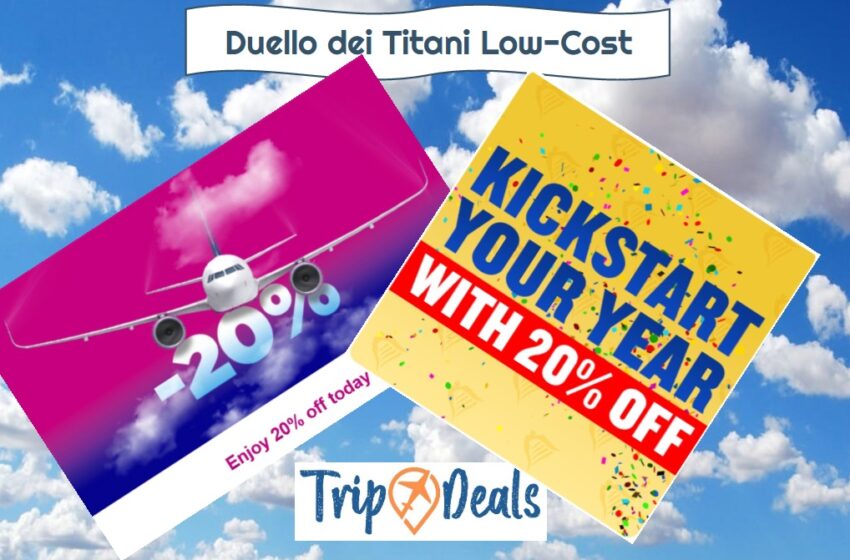  Duello dei Titani Low-Cost: Wizzair e Ryanair nella Battaglia degli sconti del 20%